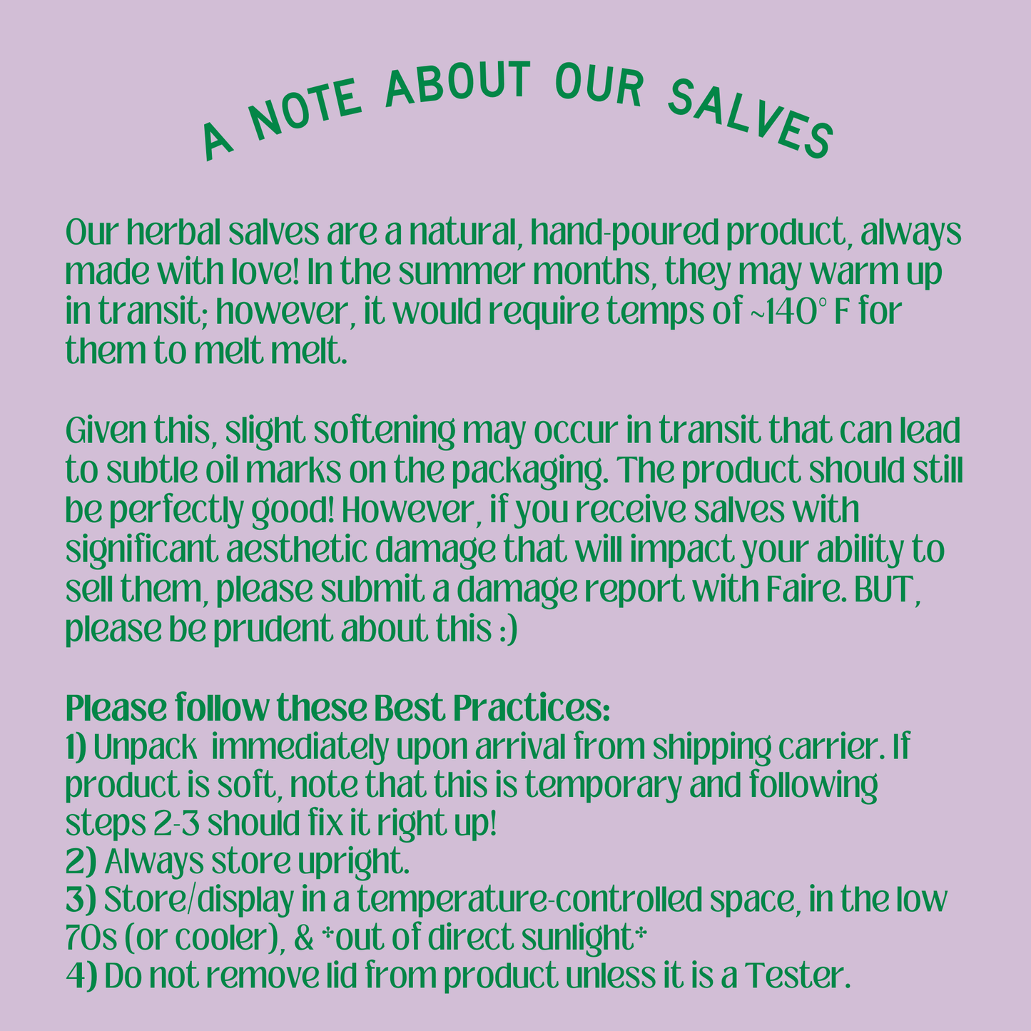 Garden Salve Biodegradable Stick
