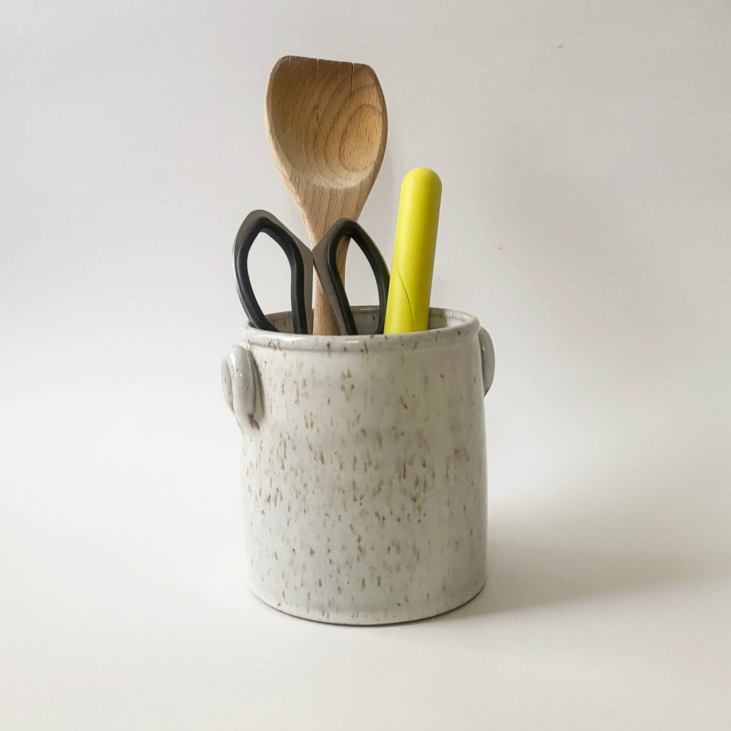 Handmade Ceramic Utensil Crock - B