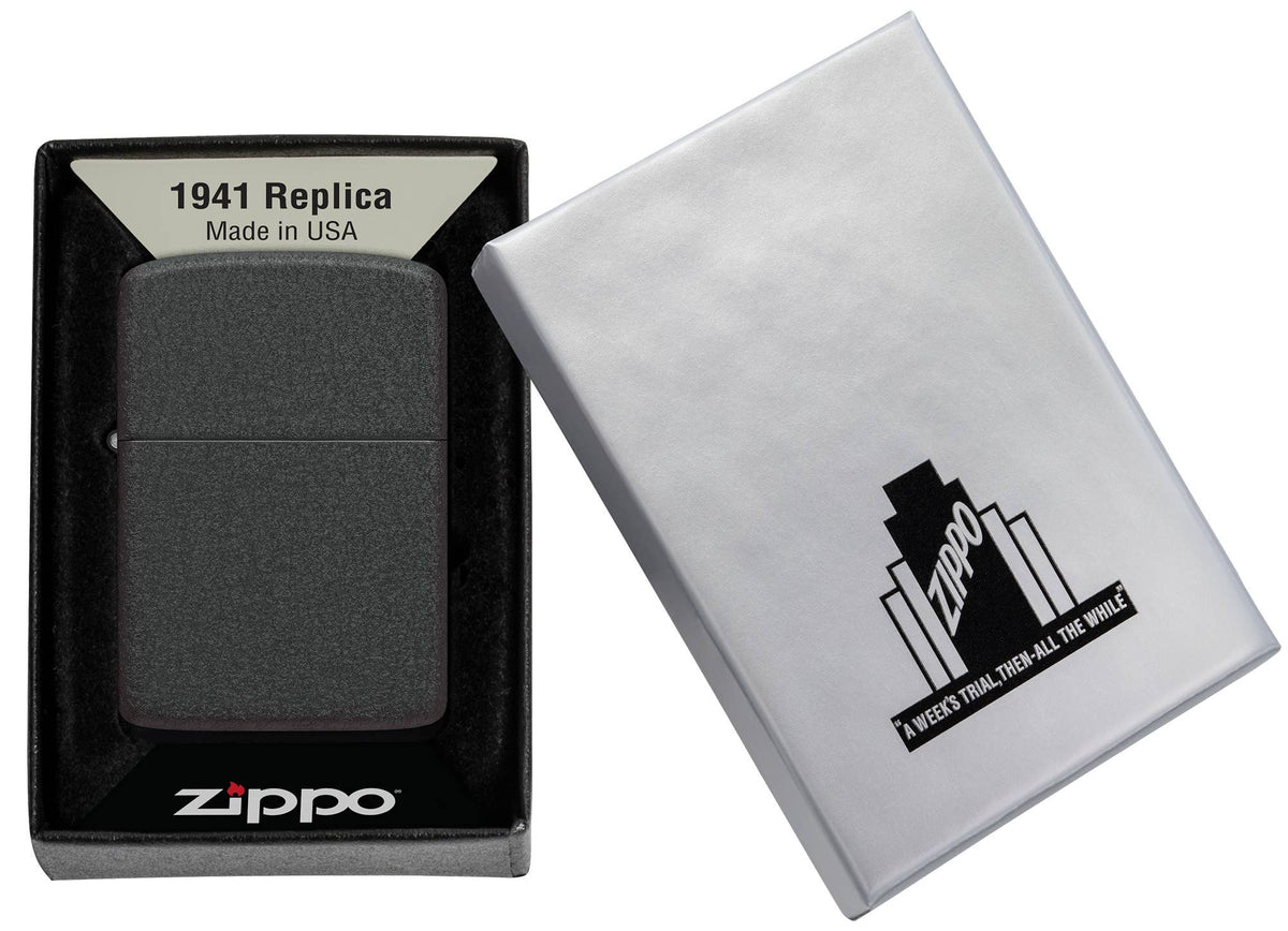 Zippo Black Crackle® 1941 Replica Windproof Lighter