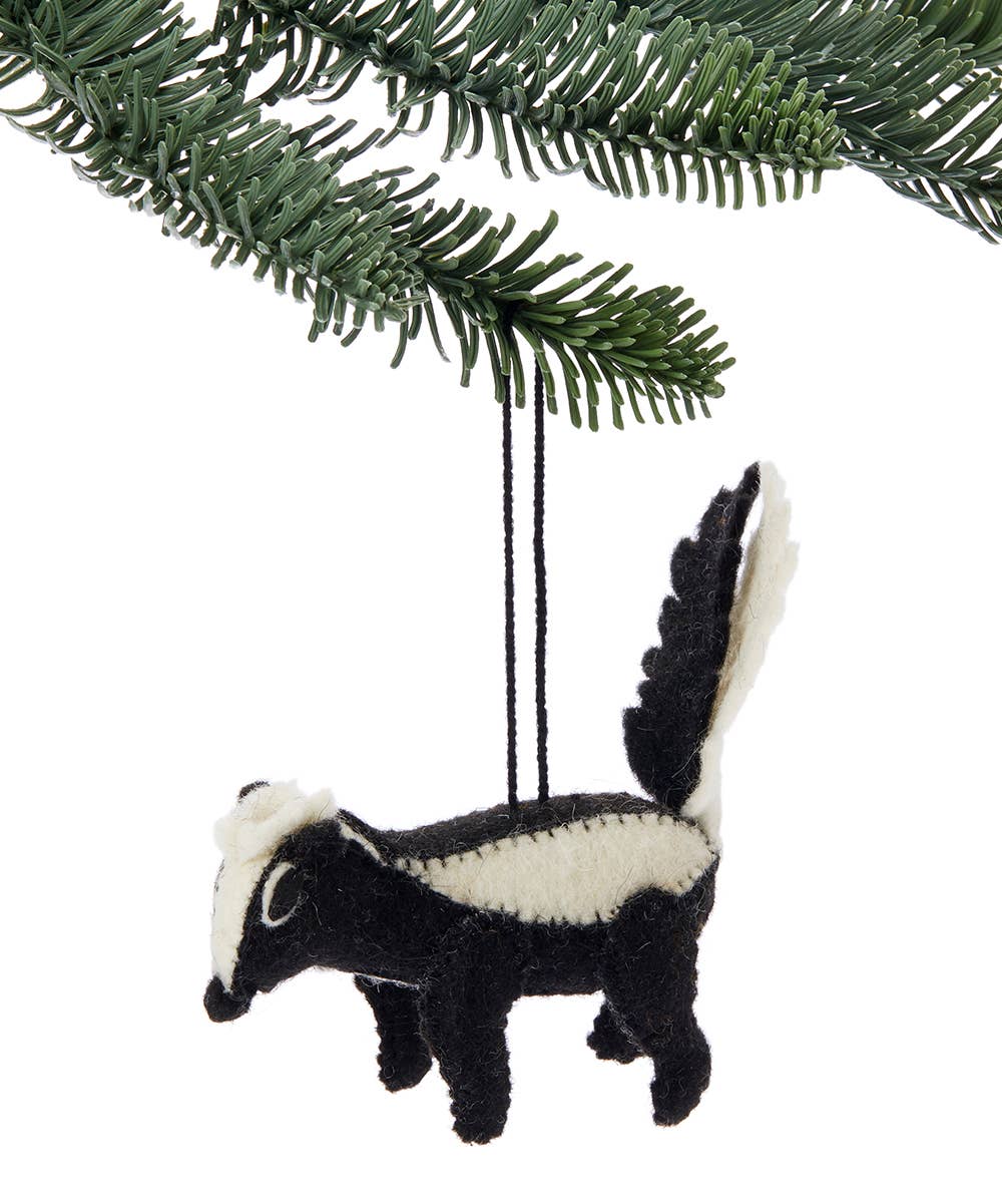 Skunk Ornament