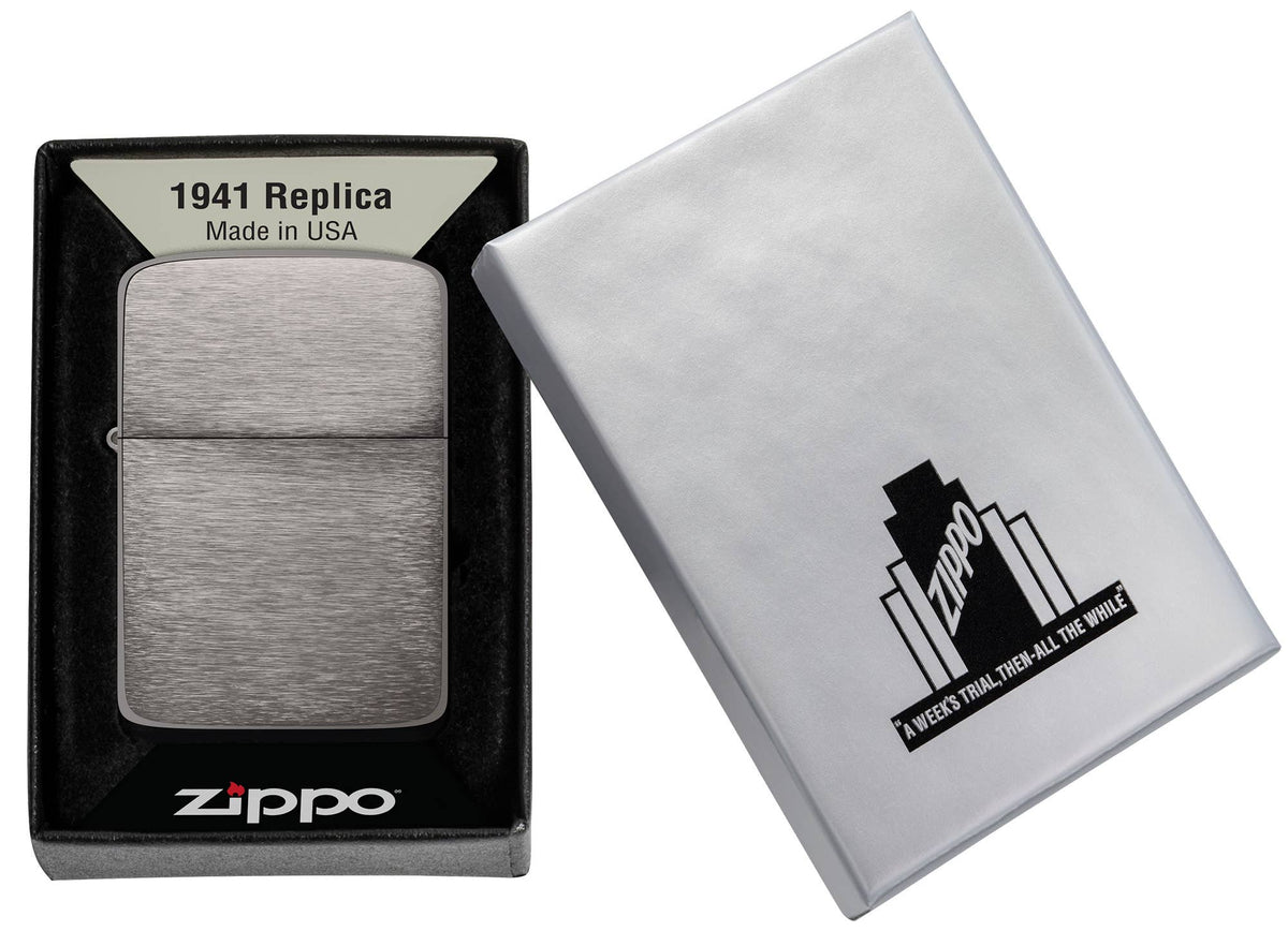 Zippo 1941 Replica Black Ice® Windproof Lighter