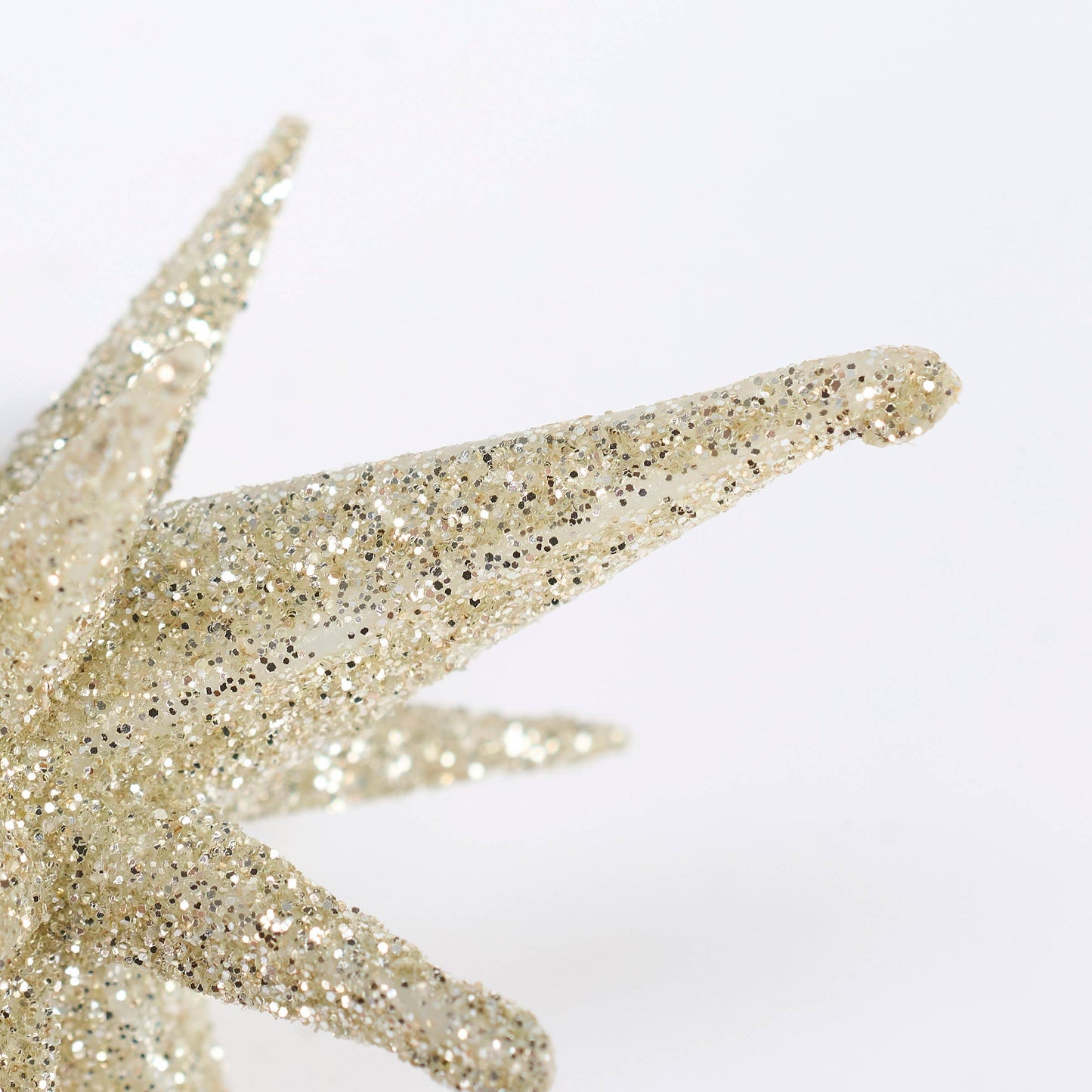 Champagne Star Ornament Sm