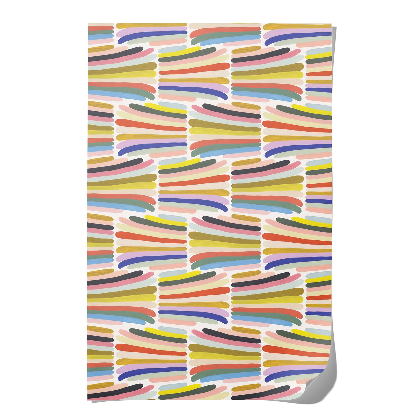 Rainbow Stripes wrapping paper