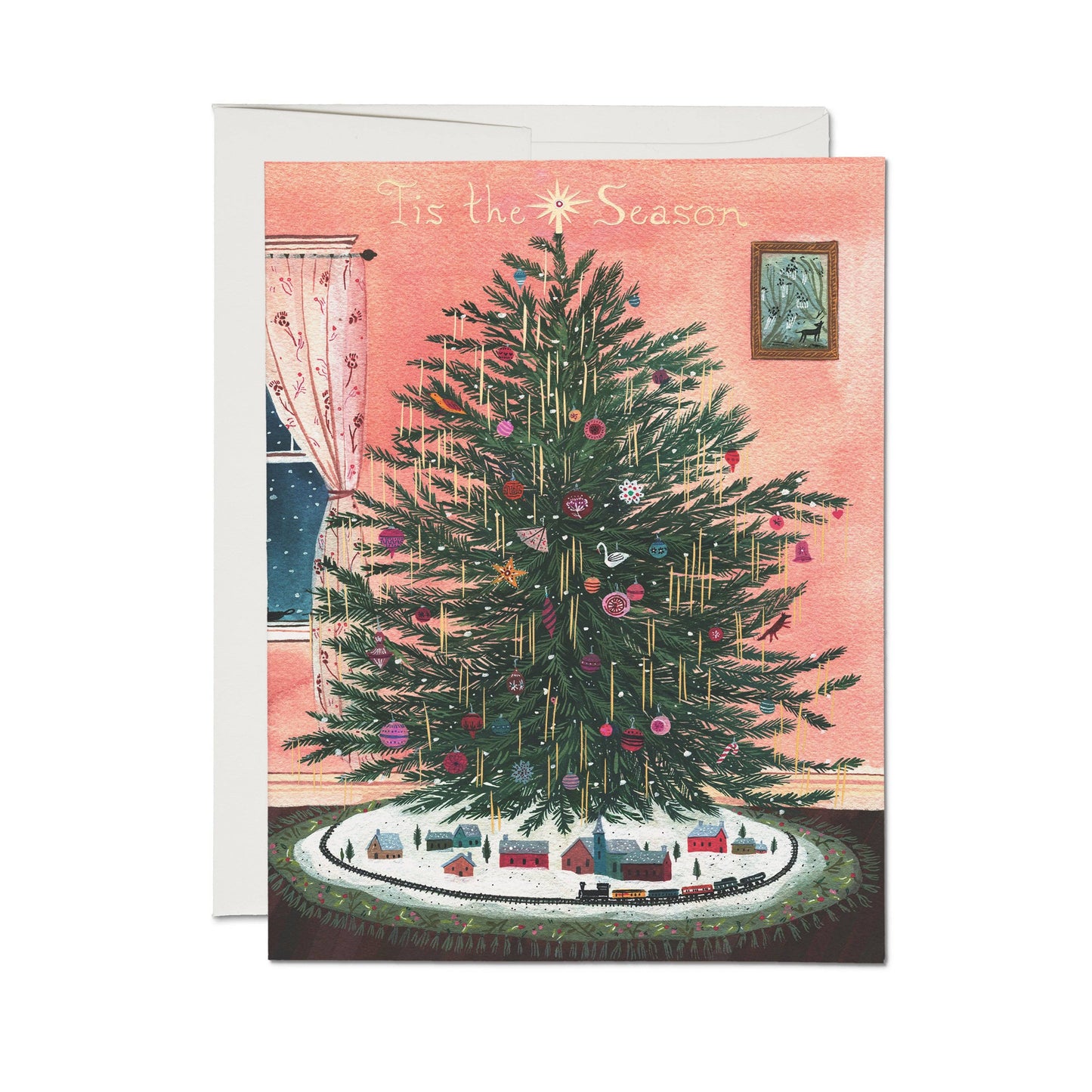 Tinsel Tree Holiday Greeting Card Boxed Set