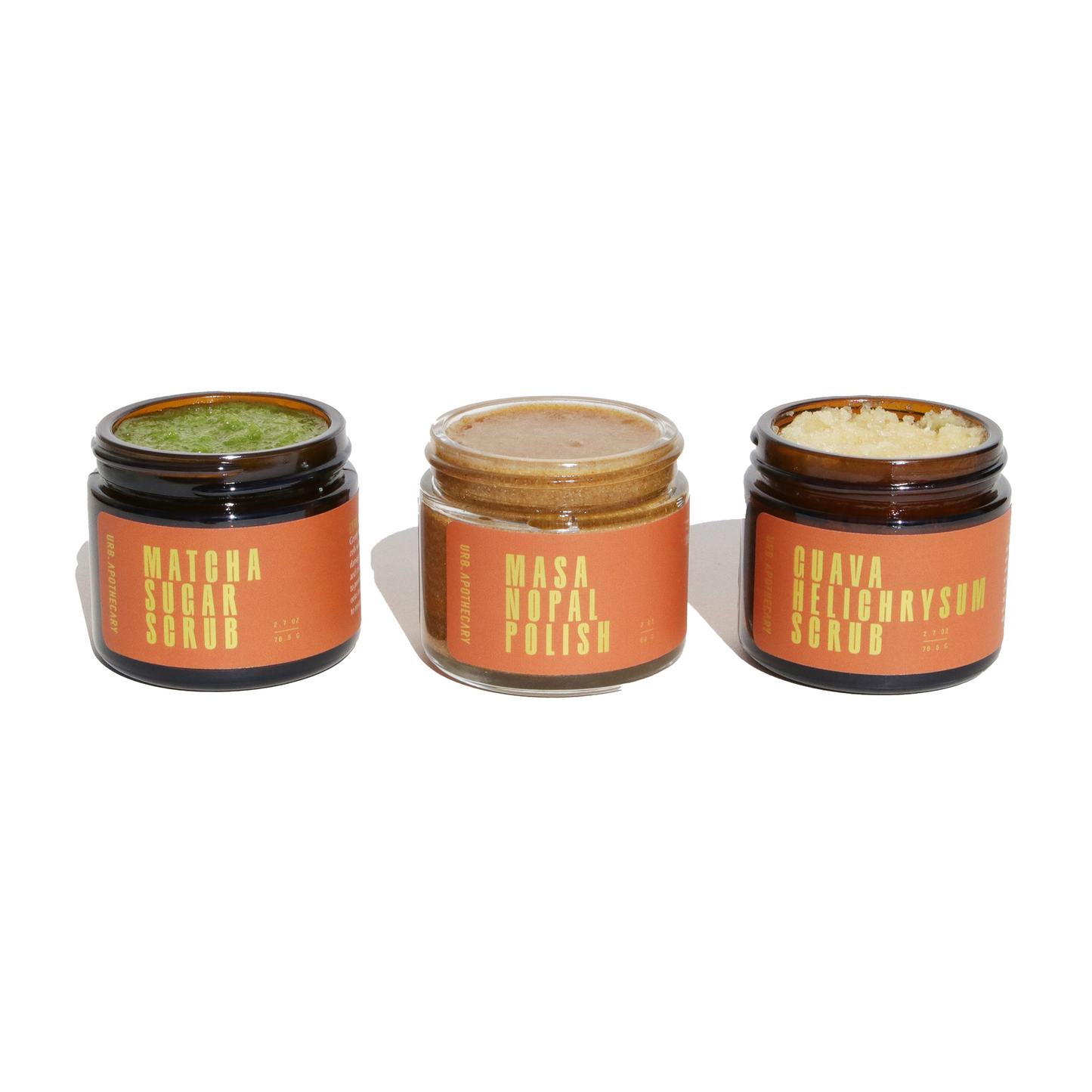 Scrub Trio Set Exfoliating Body & Face Scrub Gift Set