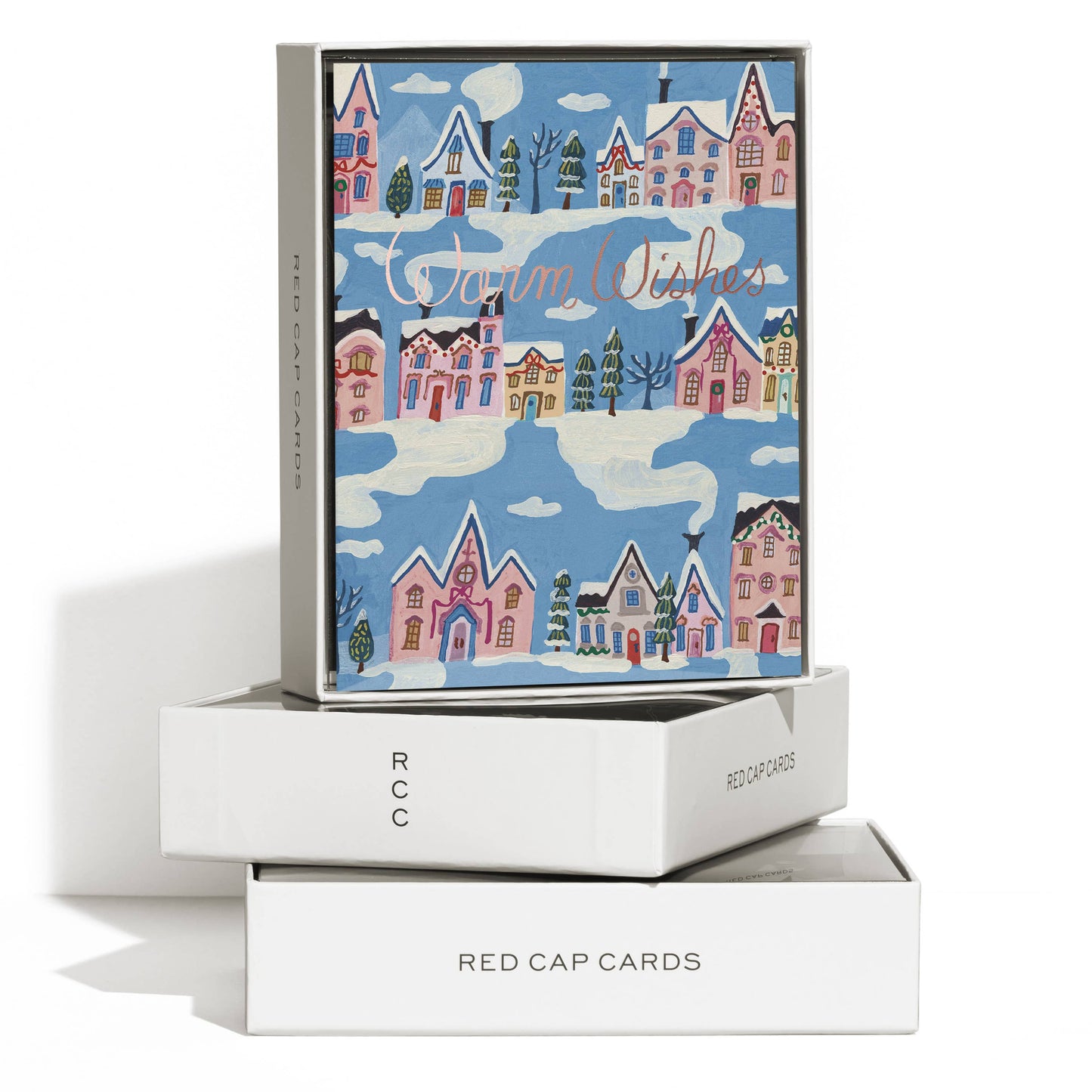 Little Pink Houses Holiday Greeting Card