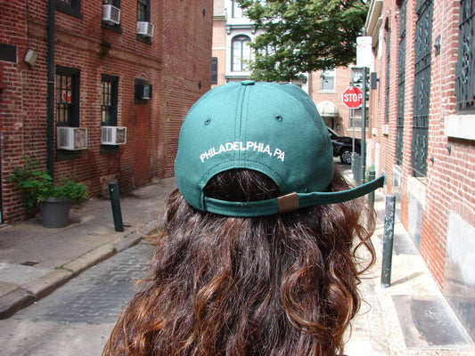 Snail Hunter Green Dad Hat - Made in the USA
