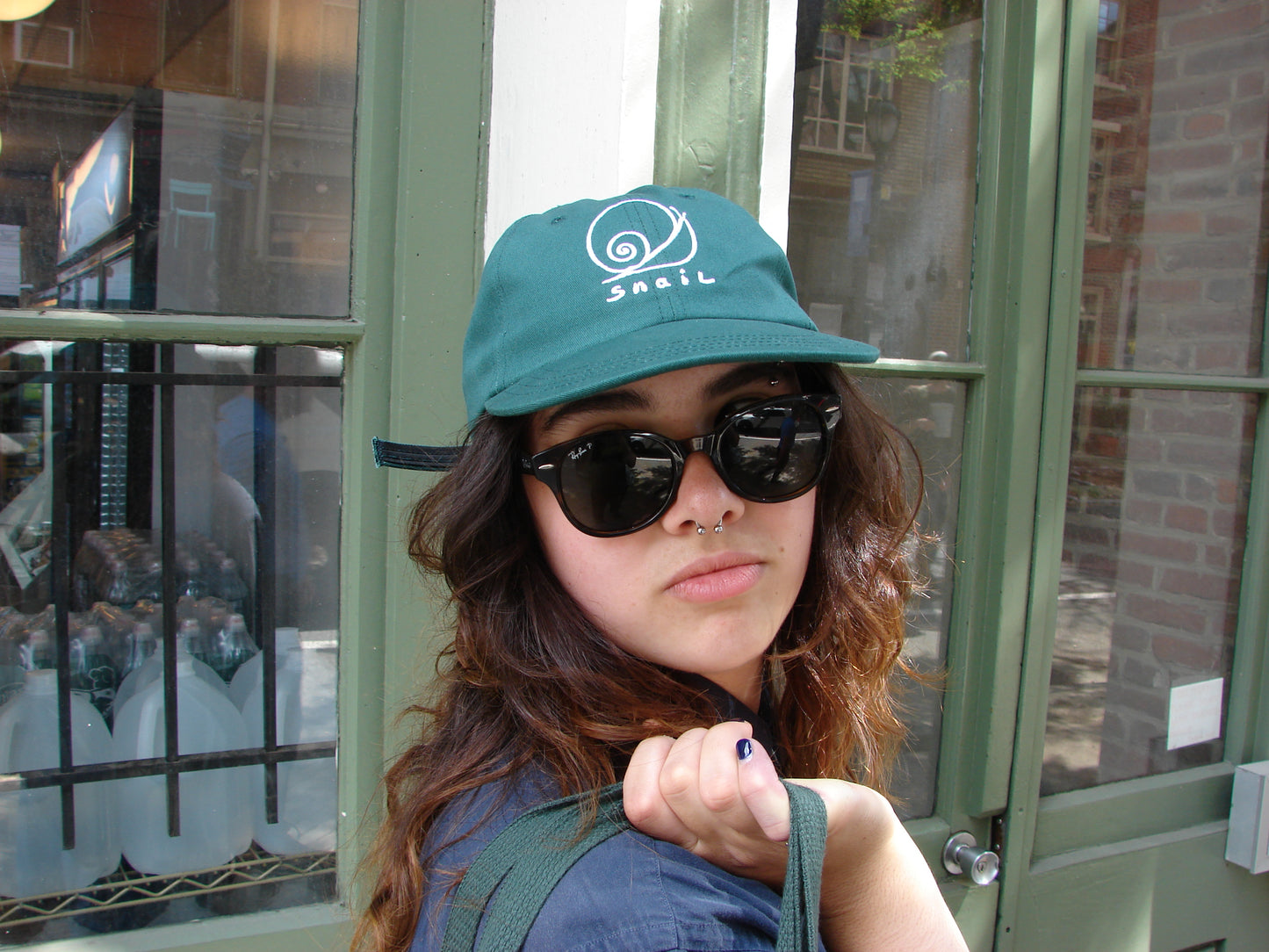 Snail Hunter Green Dad Hat - Made in the USA