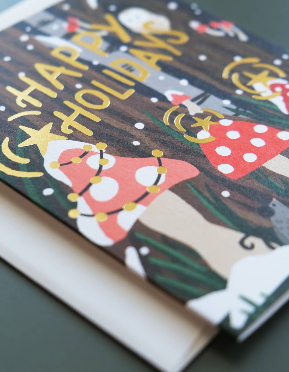 Mushroom Forest Holiday Greeting Card Boxed Set