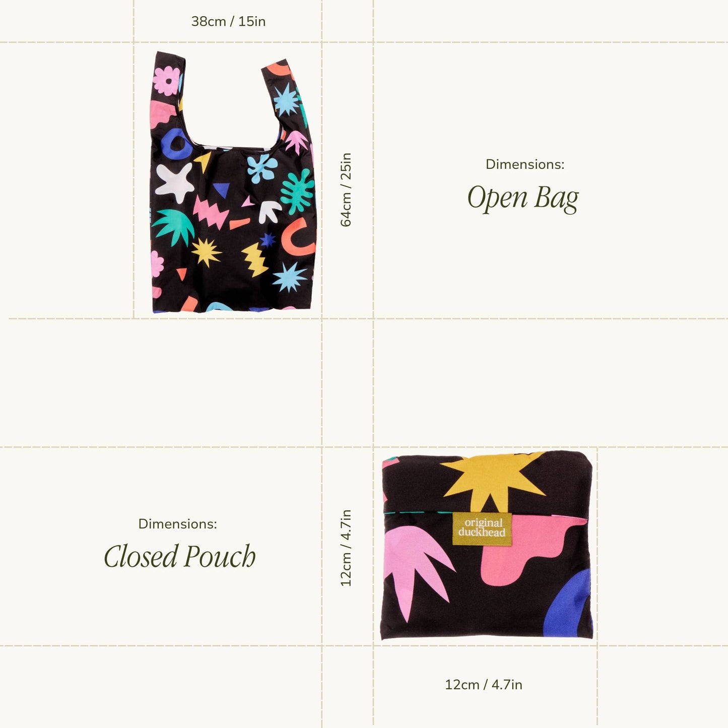 Palma Print Eco-friendly Reusable Tote Bag