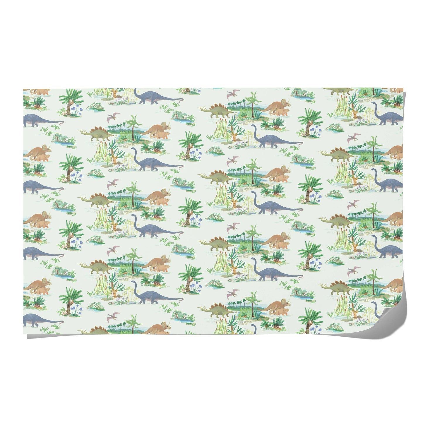 Dinosaurs wrapping paper