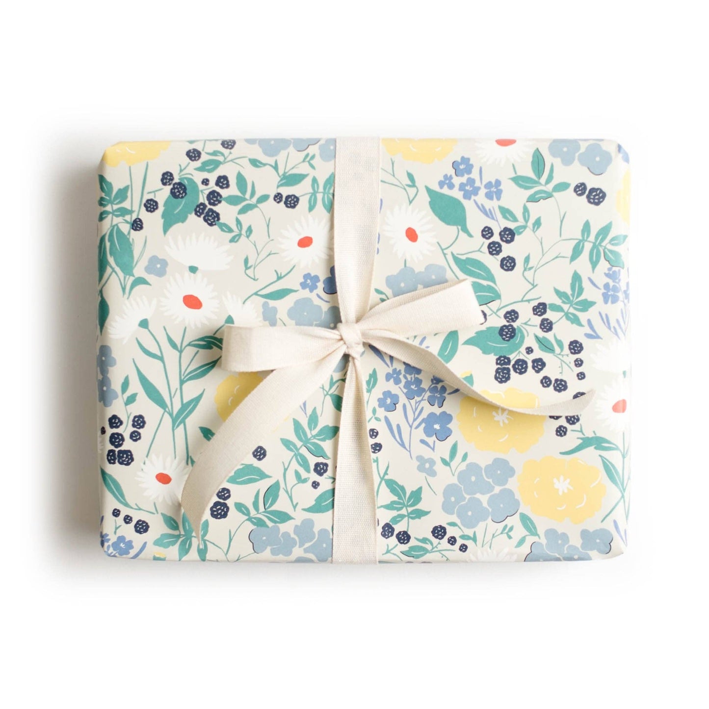 Blackberry Floral Gift Wrap - Roll