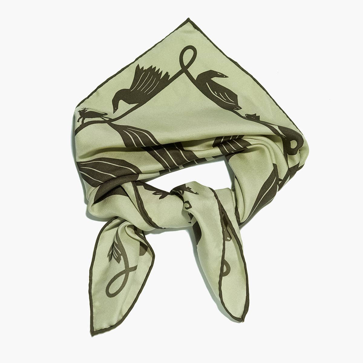 Winona Irene Artichoke Silk Scarf