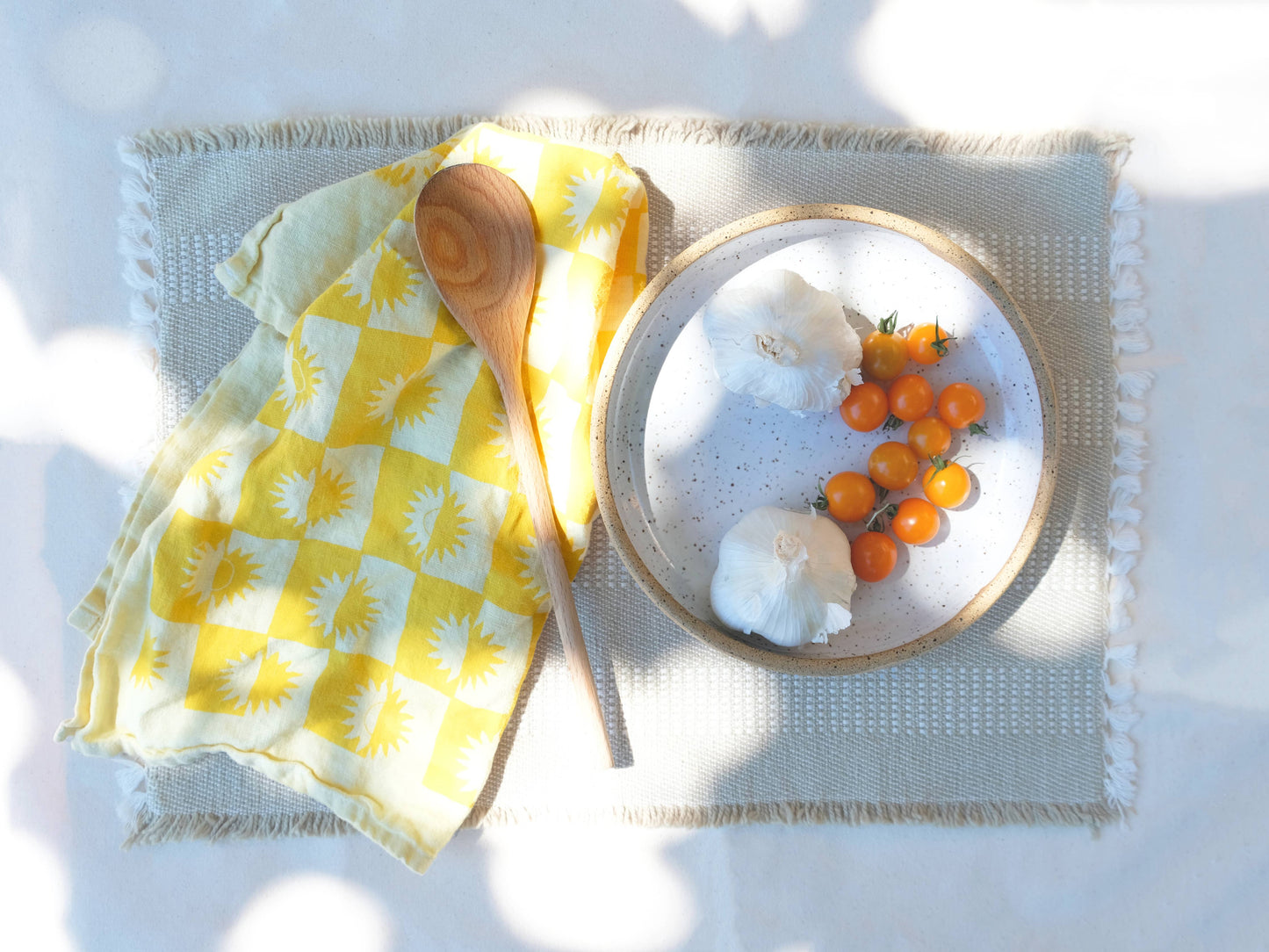Sunrise Linen Tea Towel