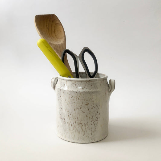 Handmade Ceramic Utensil Crock - A