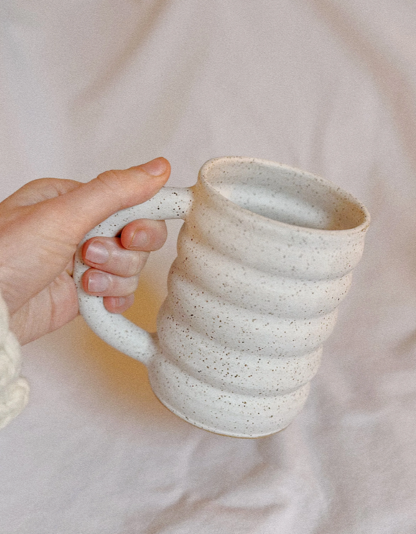 Tall Wavy Mug