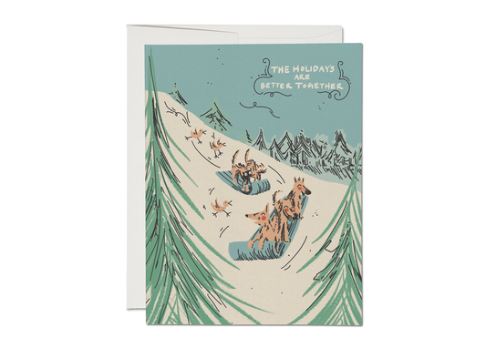 Sled Dogs Holiday Greeting Card Boxed Set