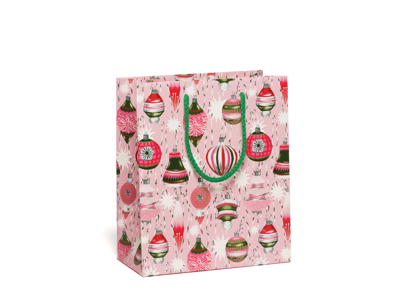 Retro Ornament Holiday Gift Bag