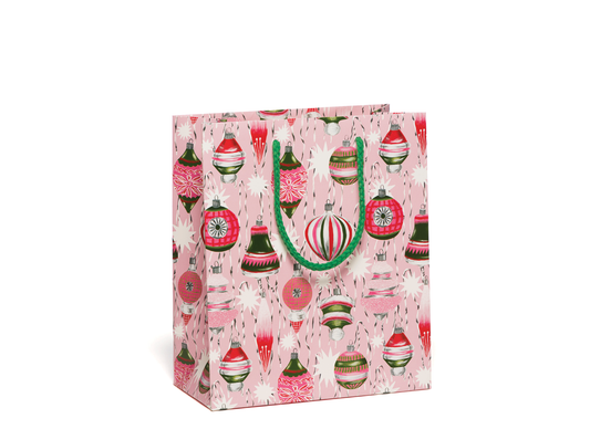 Retro Ornament Holiday Gift Bag