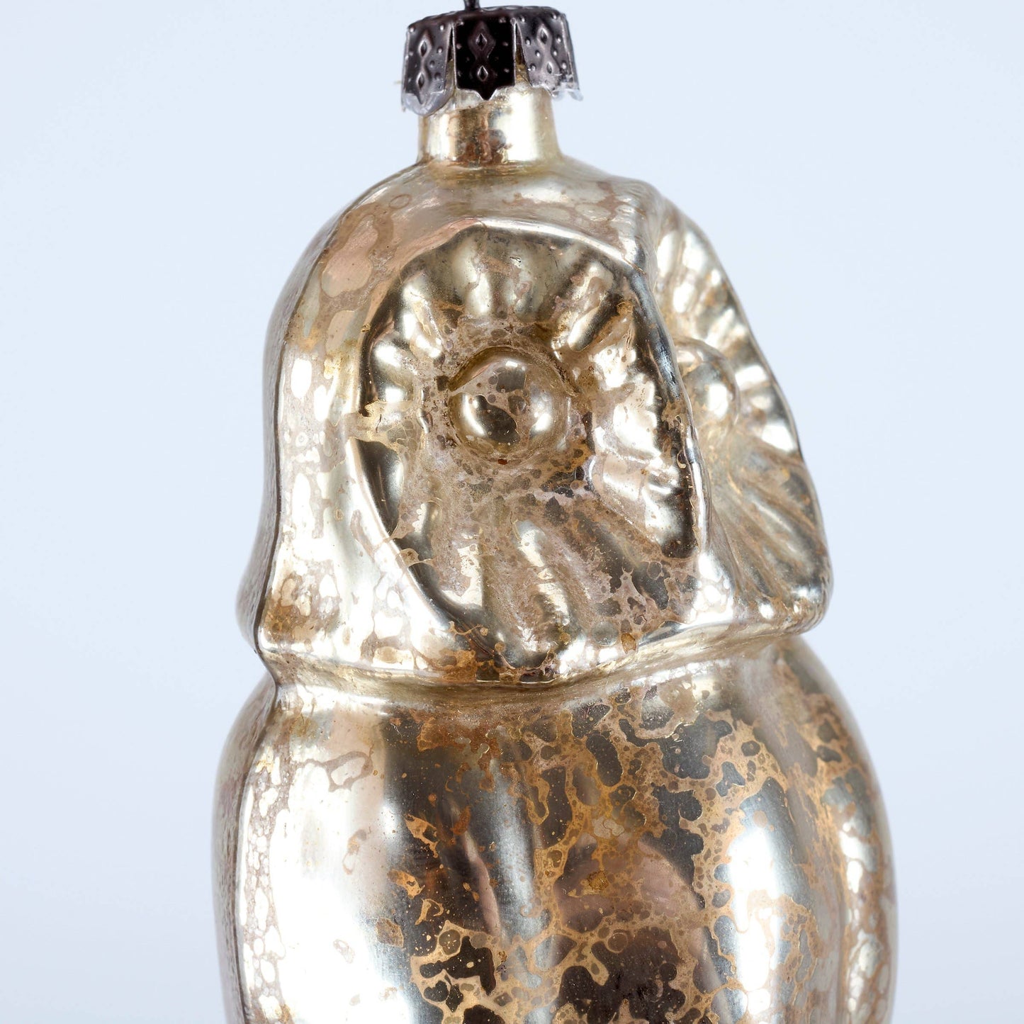 Glass Barn Owl Ornament