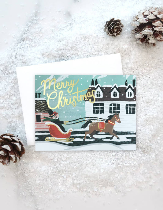 Sleigh Ride Holiday Greeting Card Boxed Set