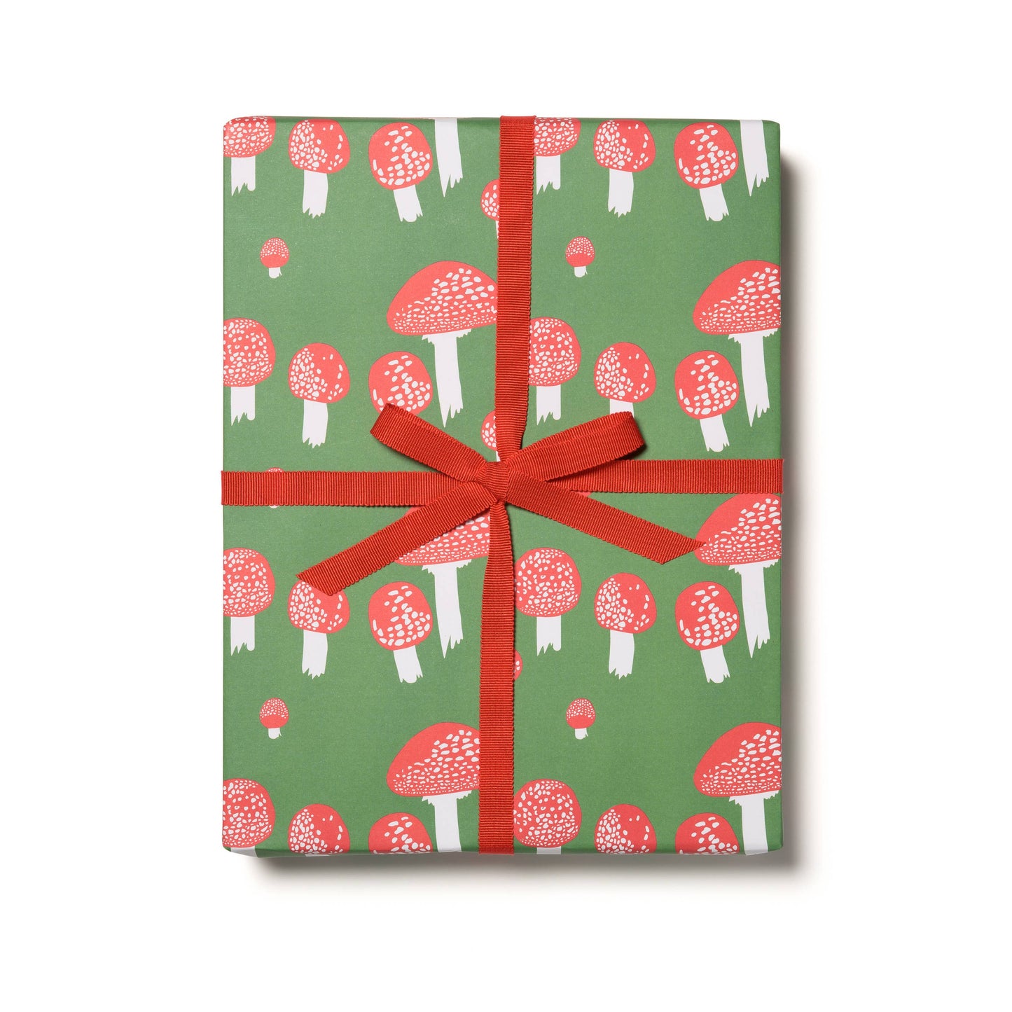 Festive Mushrooms Wrapping Paper