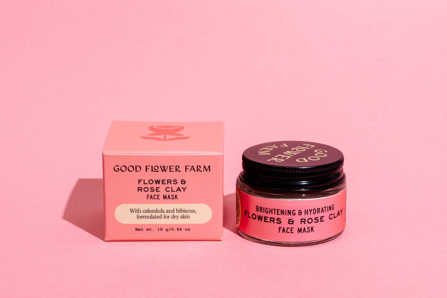 Flowers & Rose Clay Botanical Face Mask
