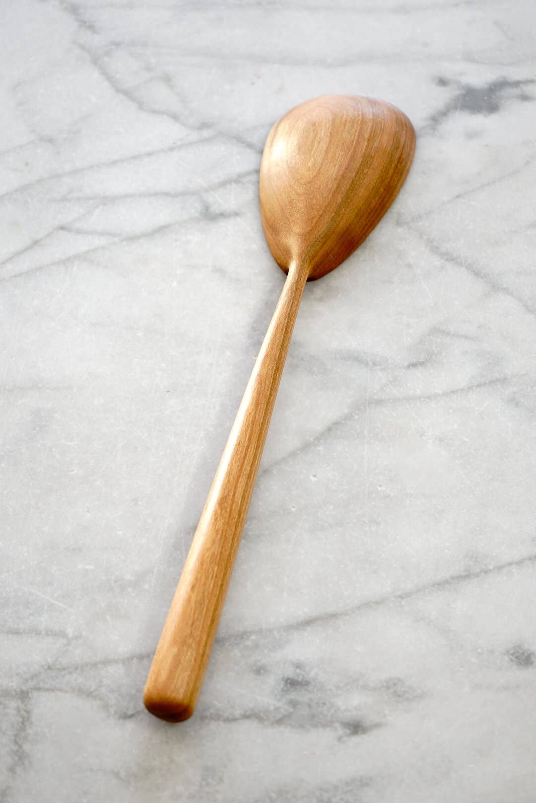 Modern Cooking Spoon - Cherry Wood 