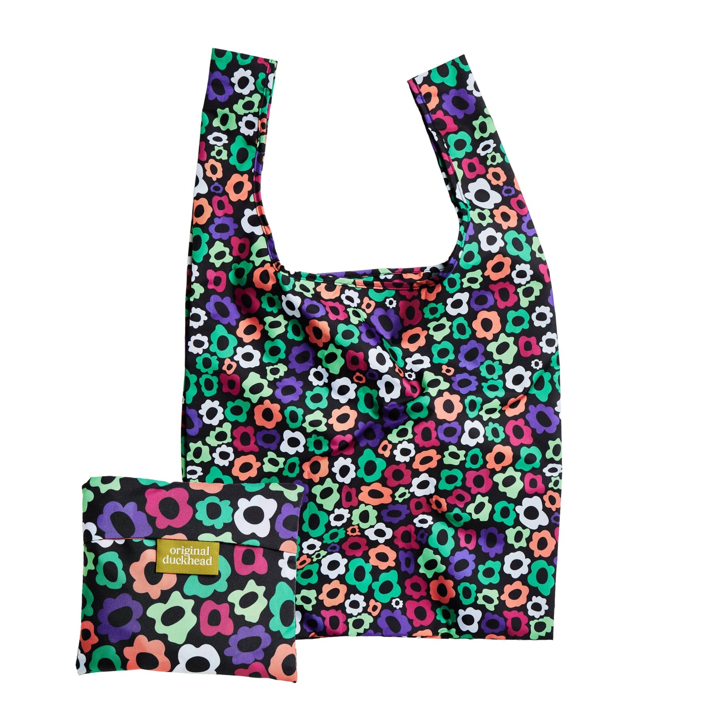 Flower Maze Print  Eco Friendly Reusable Tote Bag