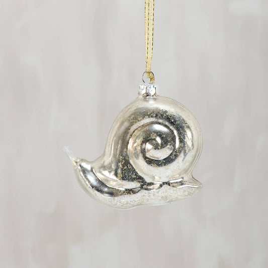 Glass Snail Ornament