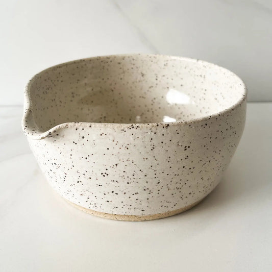 Speckled Ceramic Matcha Bowl
