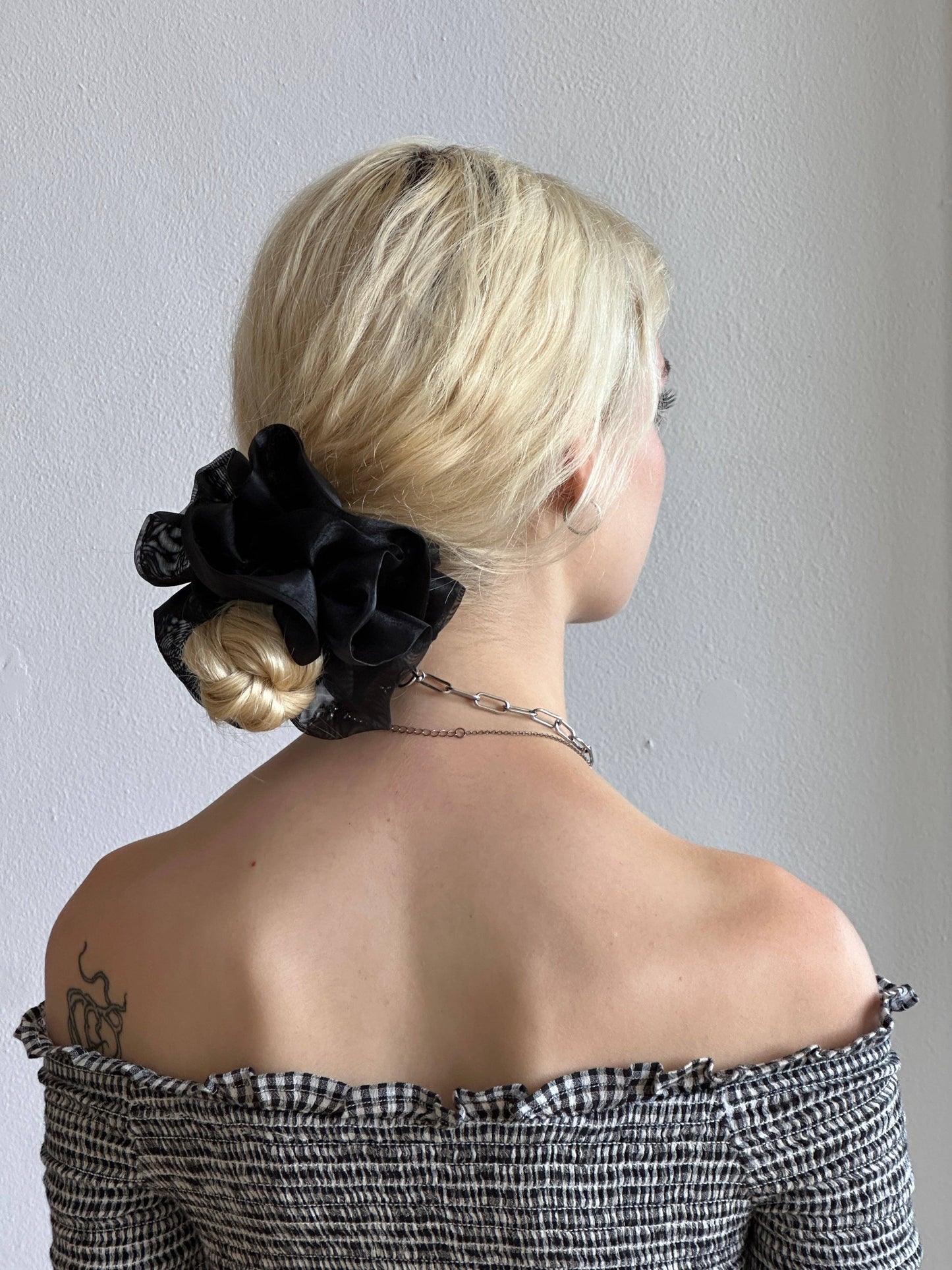 Cloud Ruffle Scrunchie