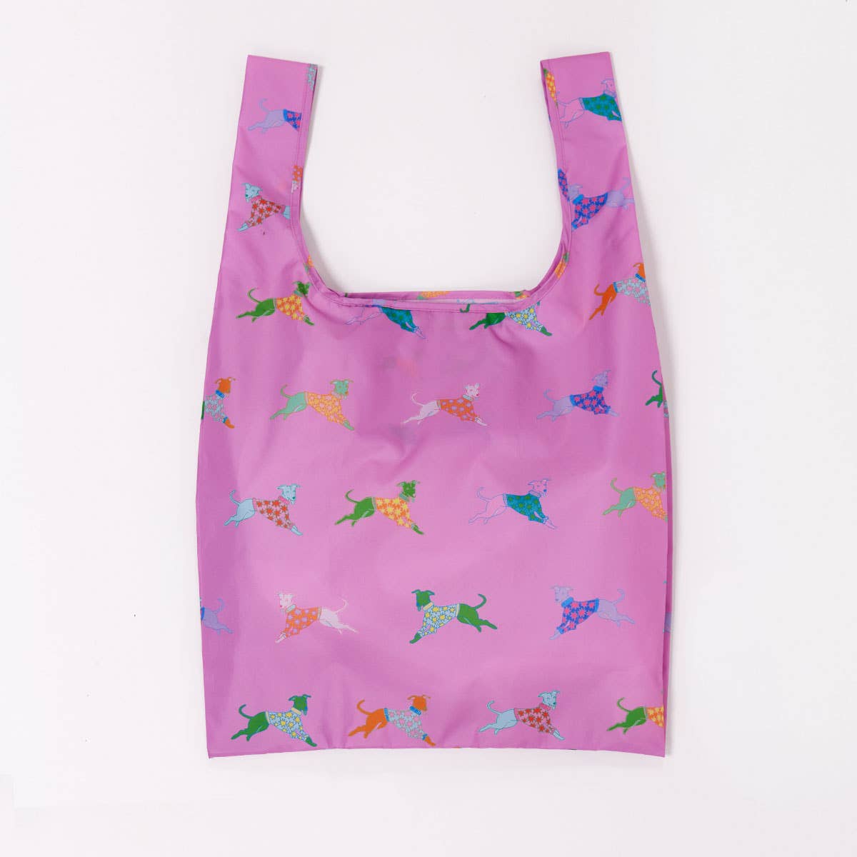 Dogs in Pink Whippet Eco-Friendly Foldable Shopping Bag