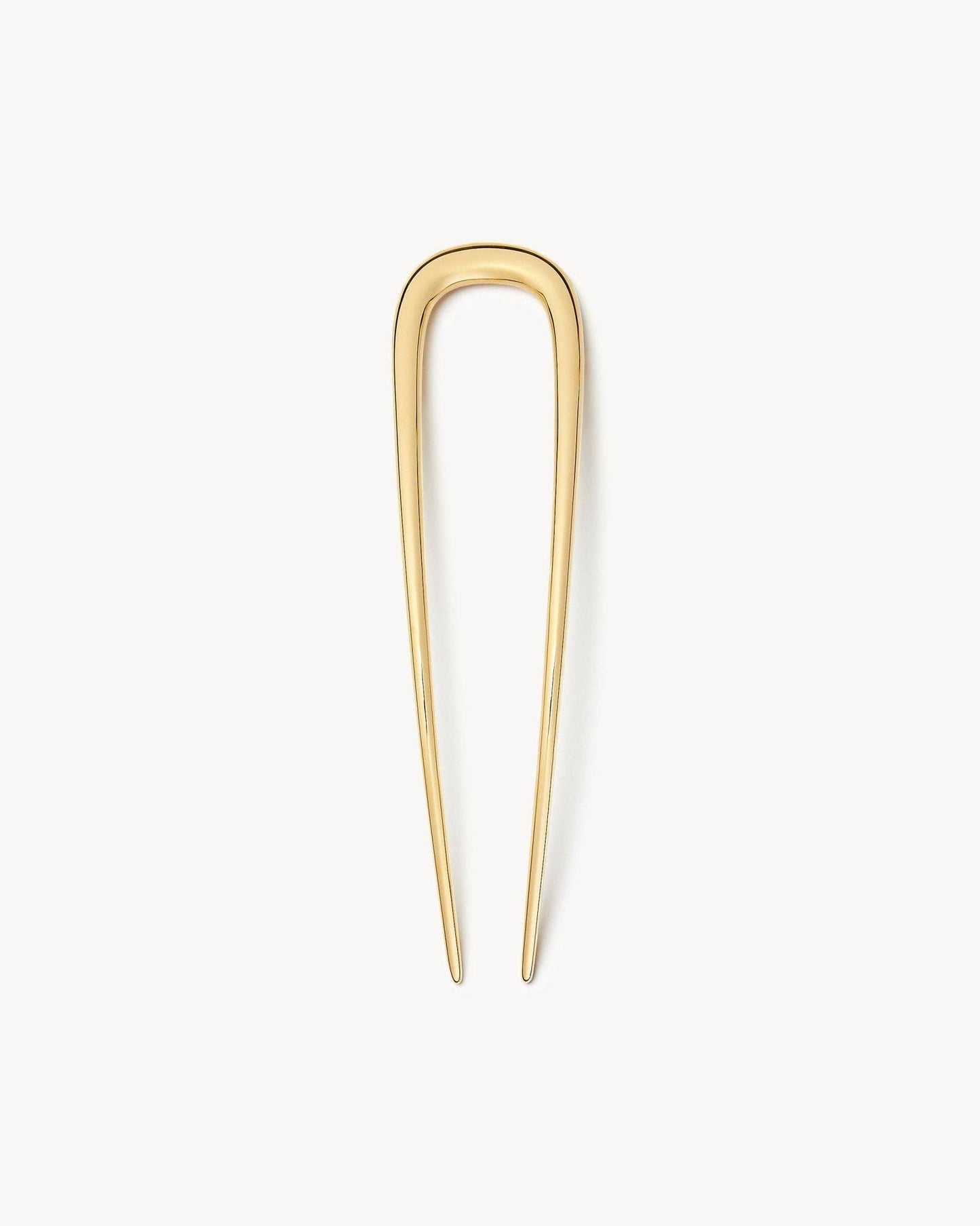 Midi French Hair Pin in Gold