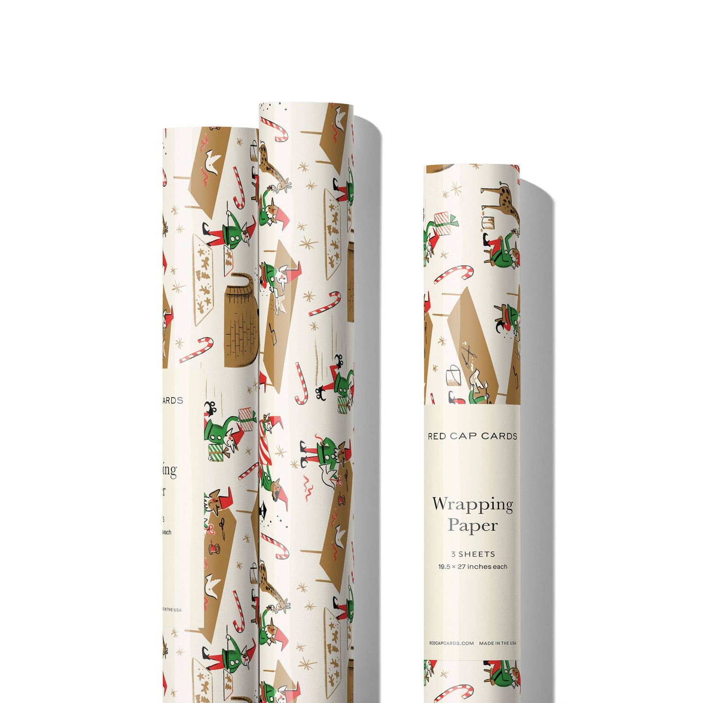 Santa's Workshop Holiday Wrapping Paper