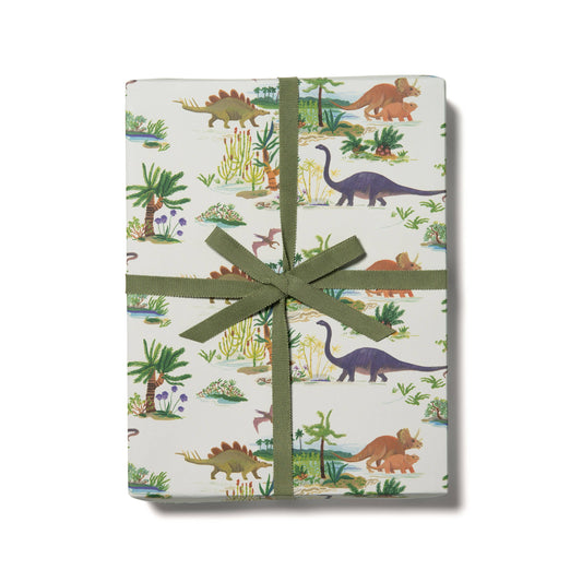 Dinosaurs wrapping paper
