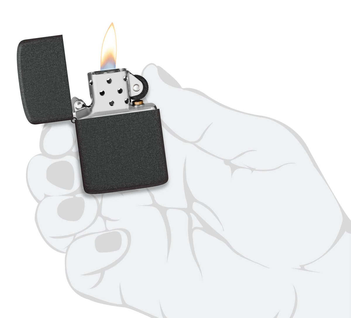Zippo Black Crackle® 1941 Replica Windproof Lighter