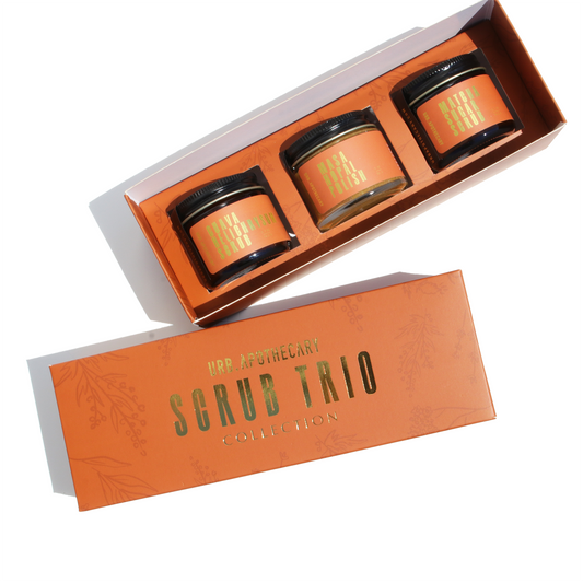 Scrub Trio Set Exfoliating Body & Face Scrub Gift Set