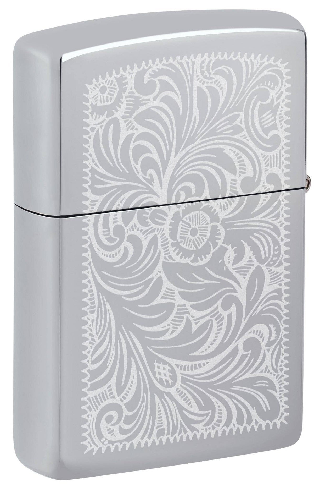 Zippo High Polish Chrome Venetian® Windproof Lighter
