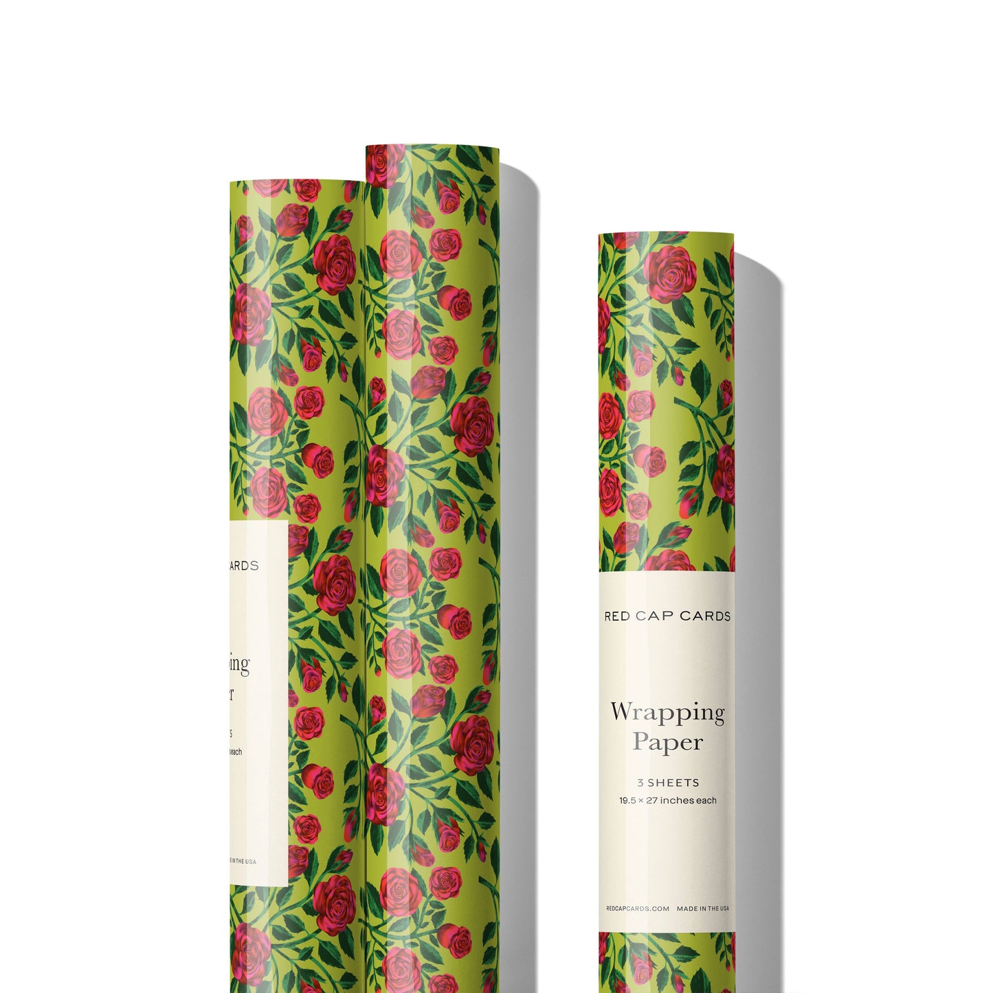 Grateful Roses wrapping paper