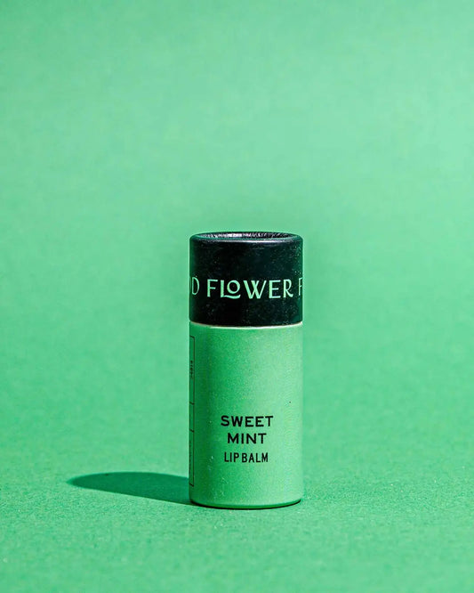 Sweet Mint Organic Lip Balm / 0.3 oz Biodegradable Tube