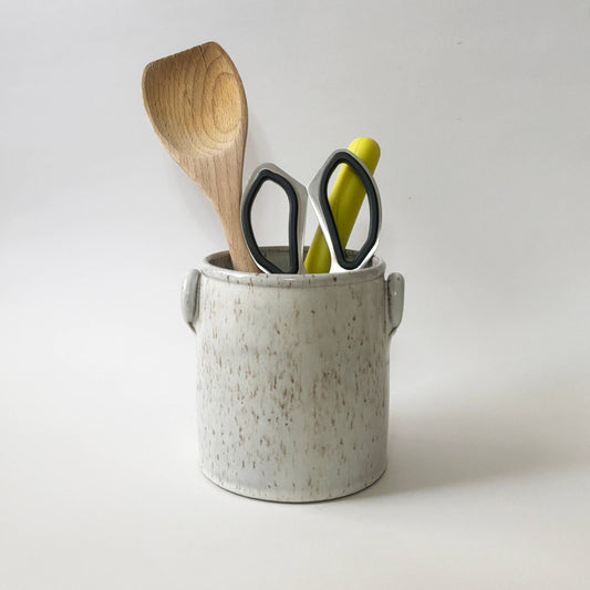 Handmade Ceramic Utensil Crock - B