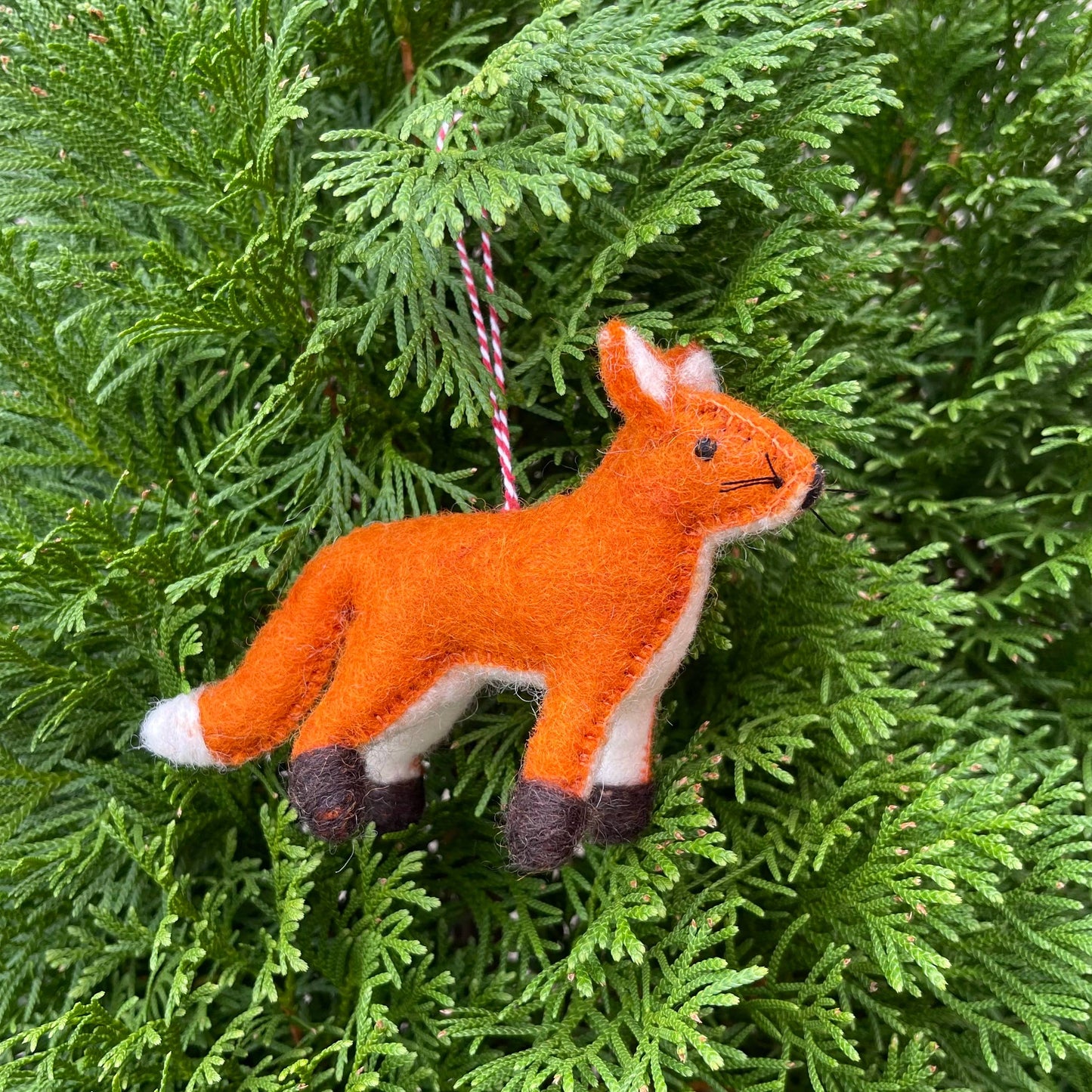 Fox Felt Ornament