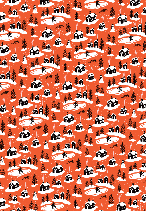 Holiday Village Wrap