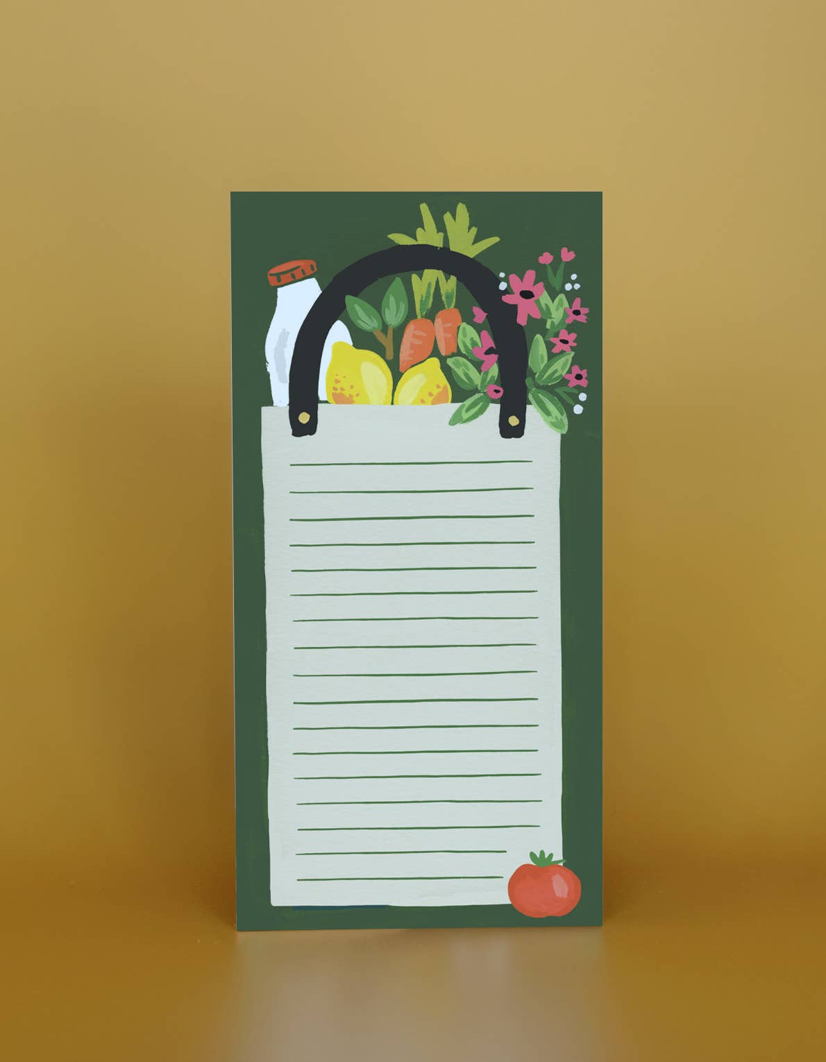 Grocery Bag Magnetic Market List Notepad