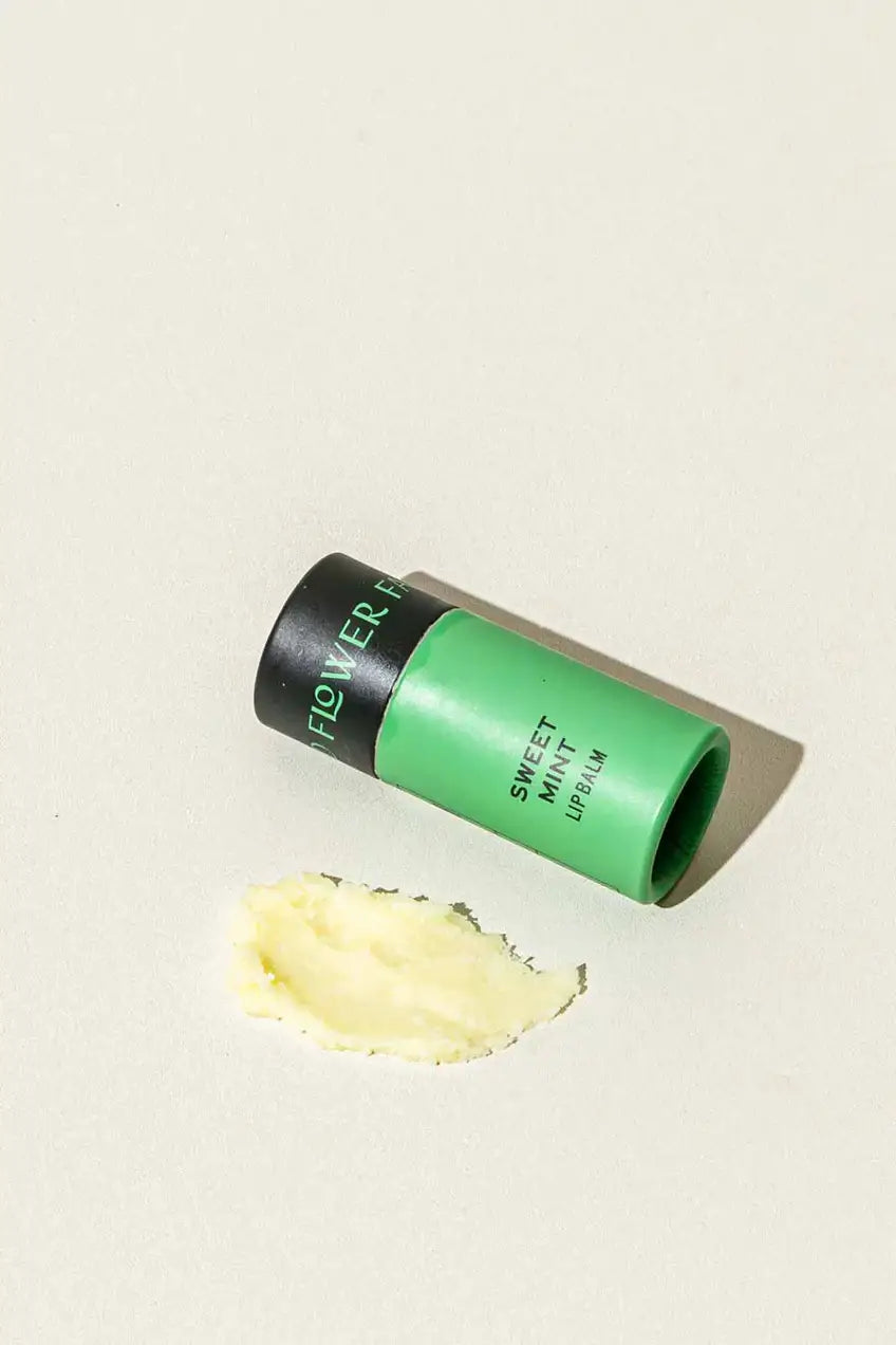 Sweet Mint Organic Lip Balm / 0.3 oz Biodegradable Tube