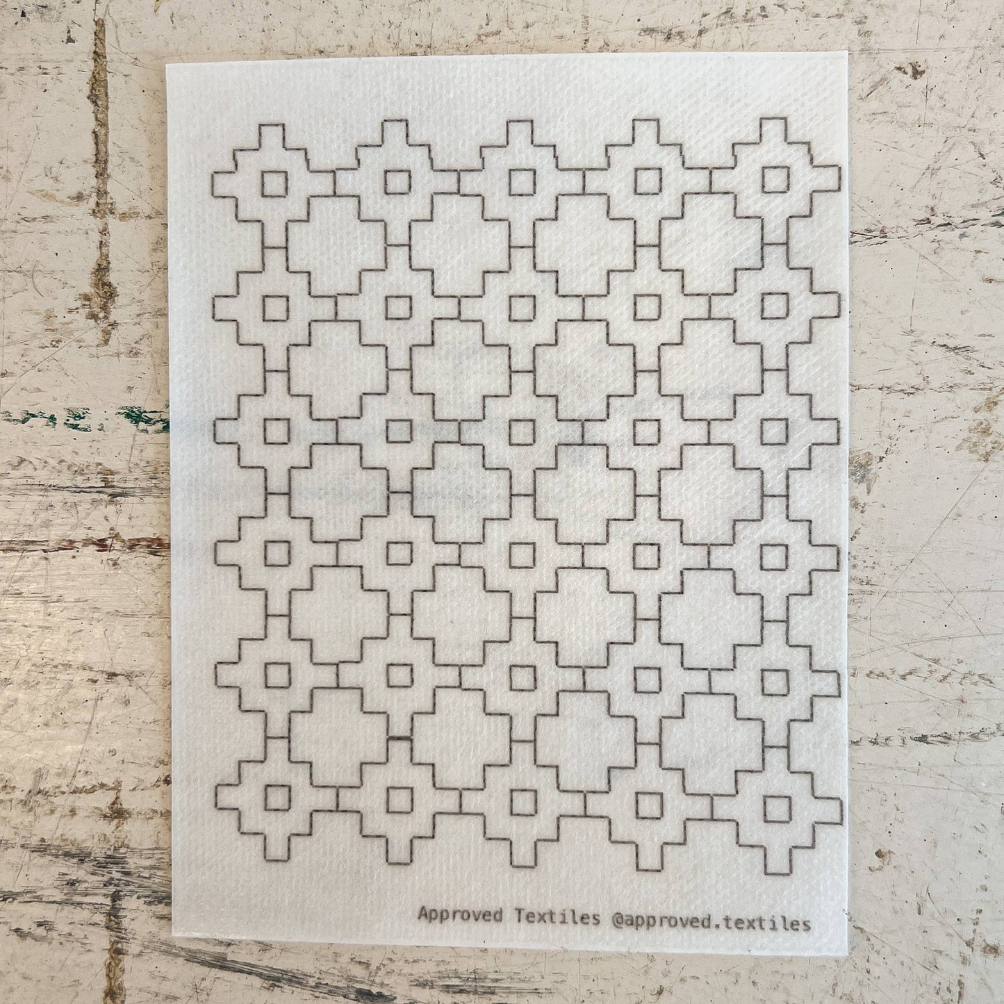 Persimmon Flowers - Minimal Mending + Embellishment Transfer