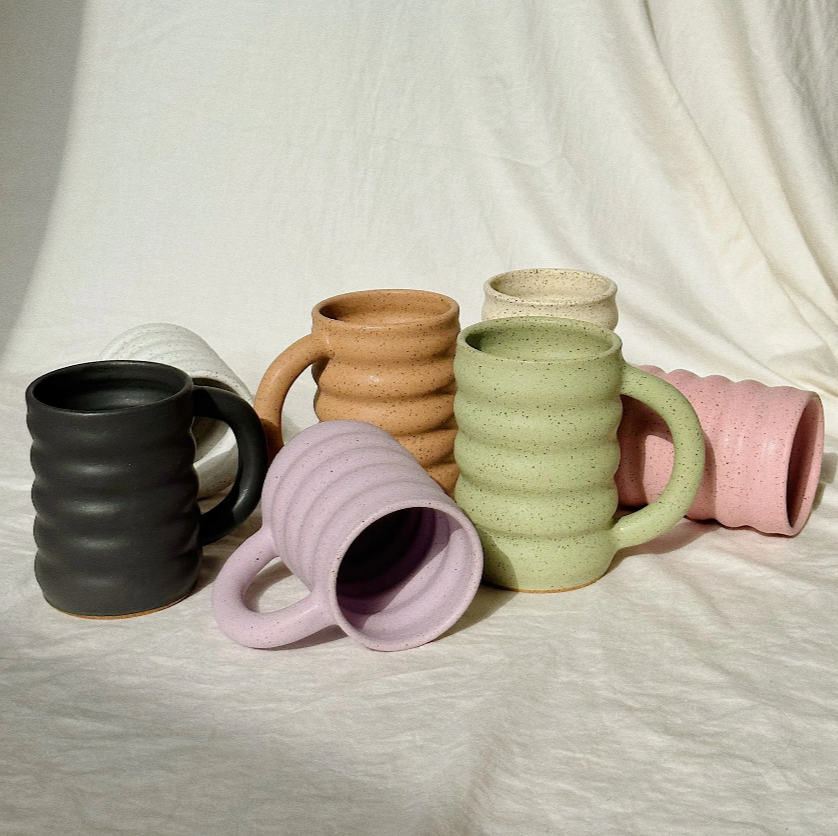 Tall Wavy Mug