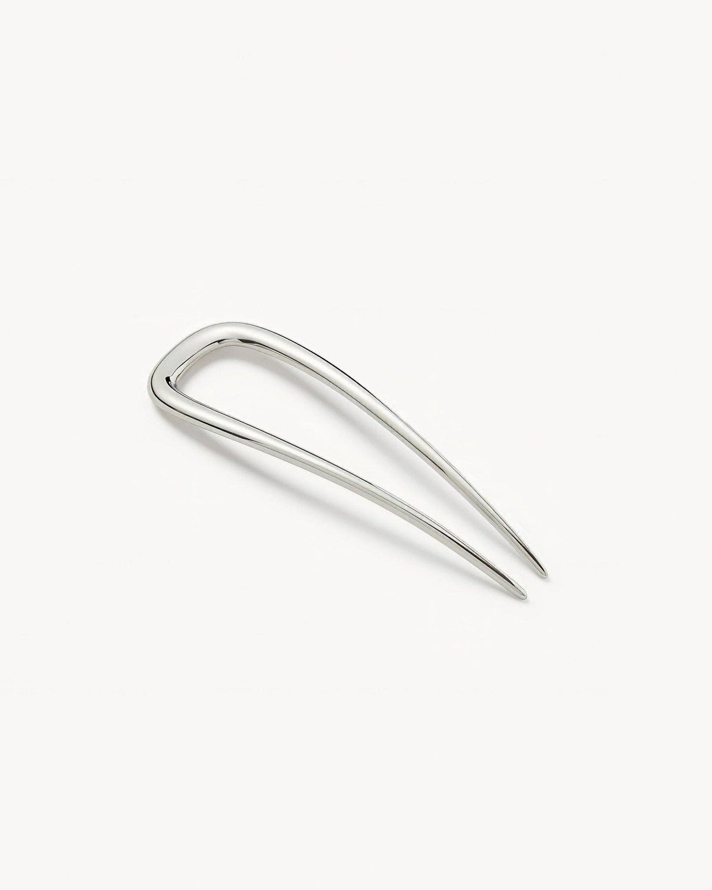 Petite French Hair Pin in Silver