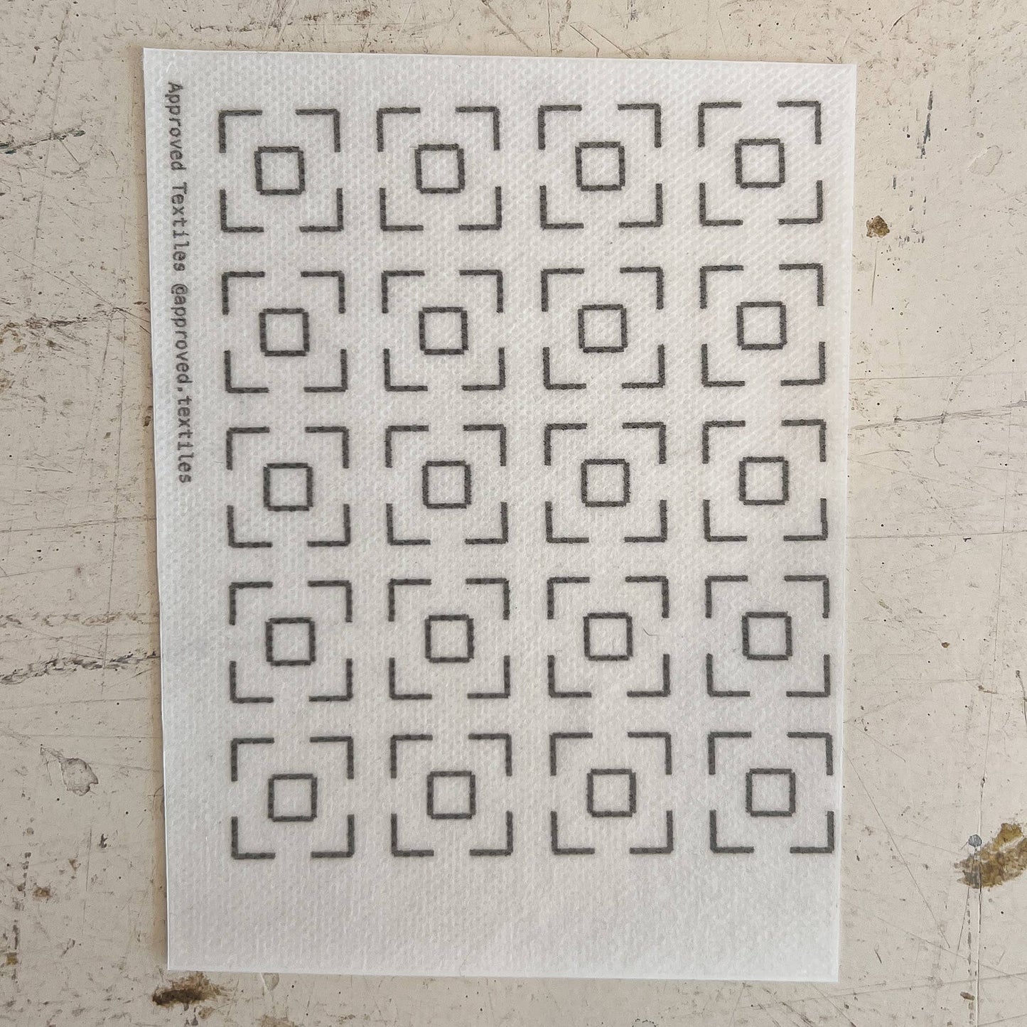 Large Squares - Minimal Mending + Embellishment Transfer